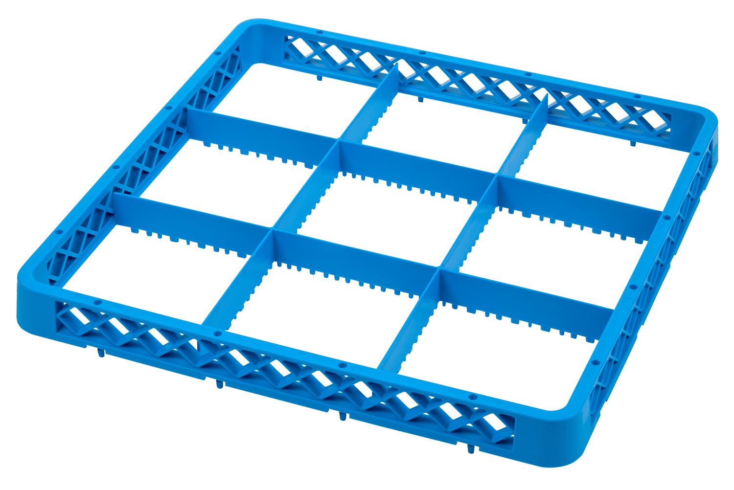 Cesto quadrato in plastica maglia stretta