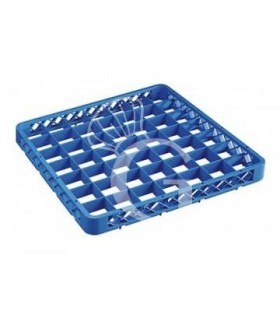 Aufsatzrand für Spülkorb, blau, 49 Fächer, H 45 mm