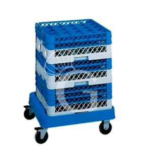 Geschirrkorbwagen, ohne Griff, B 530 mm x T 560 mm x H 210 mm
