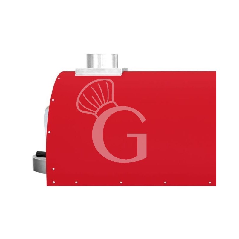 Holz-Pizzaofen für den Außenbereich, 1 Backkammer, B 850 mm x T 1200 mm x H 1200 mm