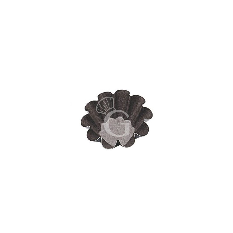 Tarteletteform/Briochebackform, geriffelt, rund, Ø 100 mm Tarteletteform/Briochebackform, geriffelt, rund, Ø 100 mm