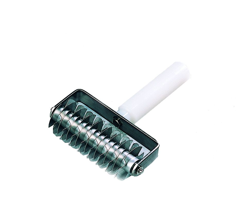 Gitterwalze aus Edelstahl, B 120 mm