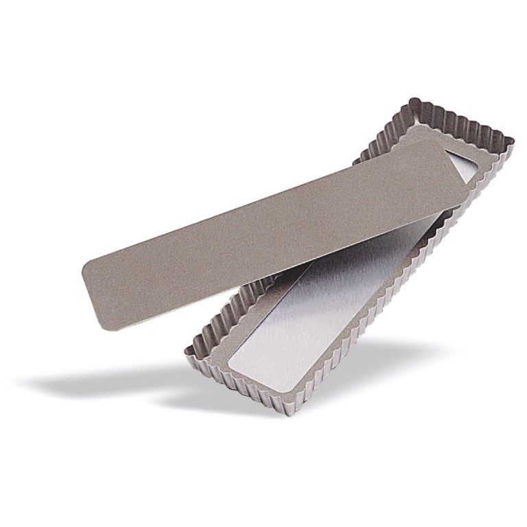 Tortenform mit Hebeboden, aus Edelstahl, B 350 mm x T 110 mm x H 25 mm