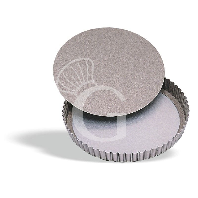 Tarteform mit Hebeboden, geriffelt, Ø 240 mm Tarteform mit Hebeboden, geriffelt, Ø 240 mm