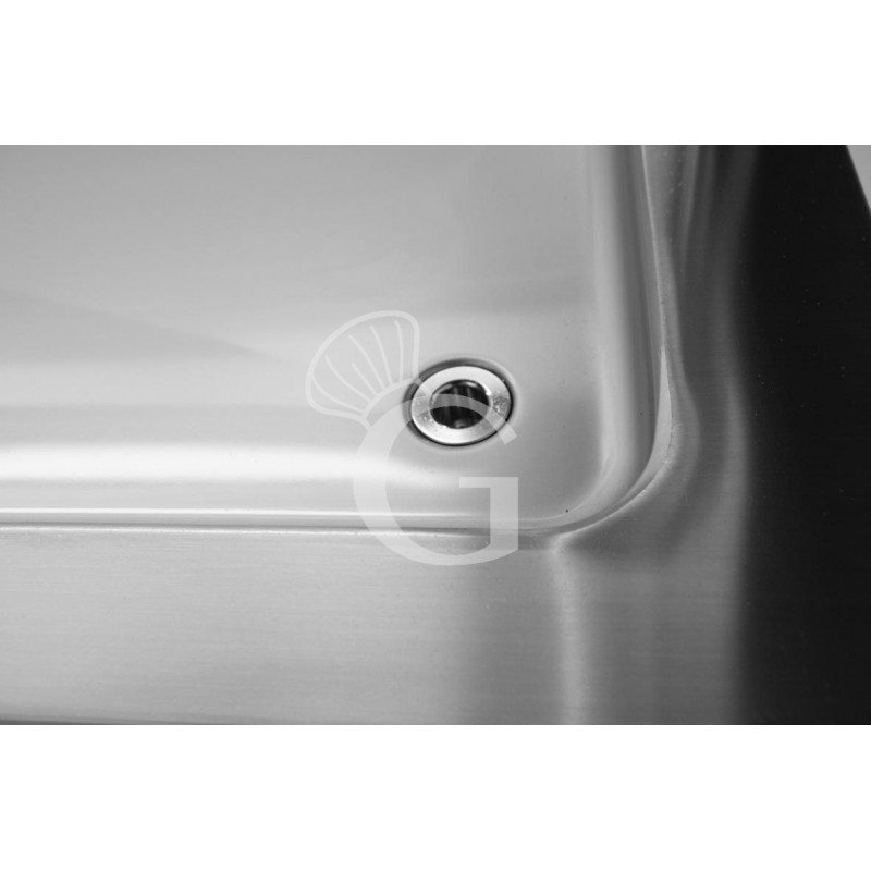 Einbau Bain-Marie, B 1135 mm x T 640 mm x H 315 mm (Höhe des Beckens: 230 mm)