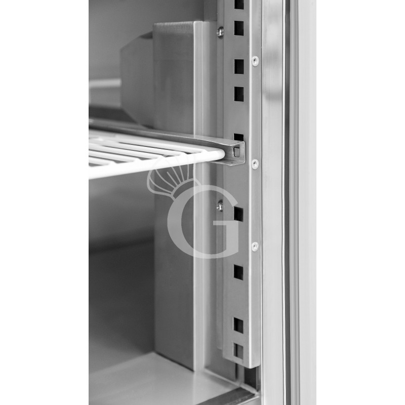 Kühltisch / Saladette, 2 Türen, 2 Schubladen, Temperatur +2°C/+8°C, Arbeitsplatte aus Edelstahl