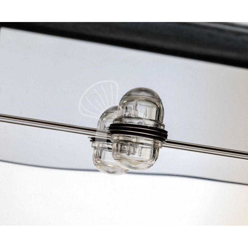 Elektro Heißluftofen, für die Bäckerei, Luftbefeuchter, Klapptür, mechanische Steuerung, einphasig, 4 Backbleche (600x400 mm)