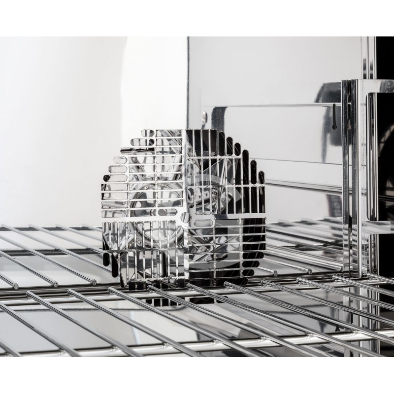 Elektro Heißluftofen, für die Bäckerei, Luftbefeuchter, mechanische Steuerung, dreiphasig, 4 Backbleche (600x400 mm)