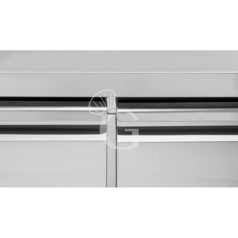 Kühltisch, 4 Türen, Tiefe 600 mm, Temperatur -2°C/+8°C, Energieklasse D - Griff