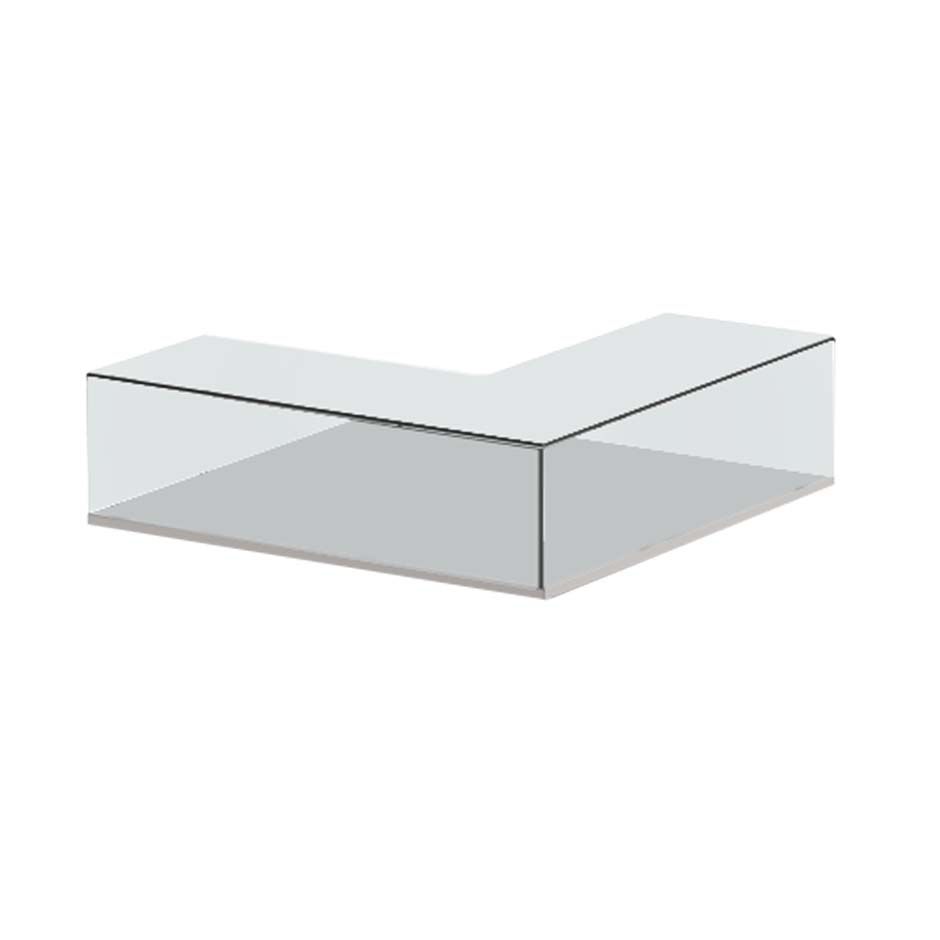 Baraufsatz aus heißversiegeltem Glas, B 1000 mm
