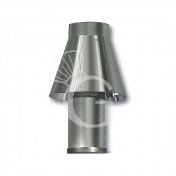 Kamin mit Windschutz für Gas-Pizzaöfen