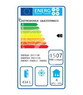 Kühltisch – 2 Türen und 6 Schubladen – Aufkantung – Tiefe 700 – Temperaturbereich - 2 ° C / + 8 ° C