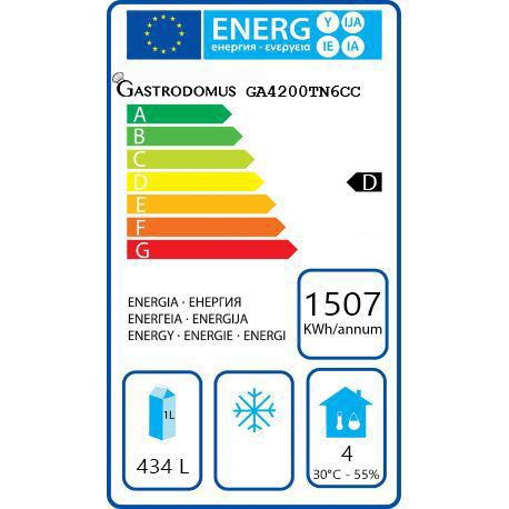 Kühltisch – 2 Türen und 6 Schubladen – Aufkantung – Tiefe 700 – Temperaturbereich - 2 ° C / + 8 ° C