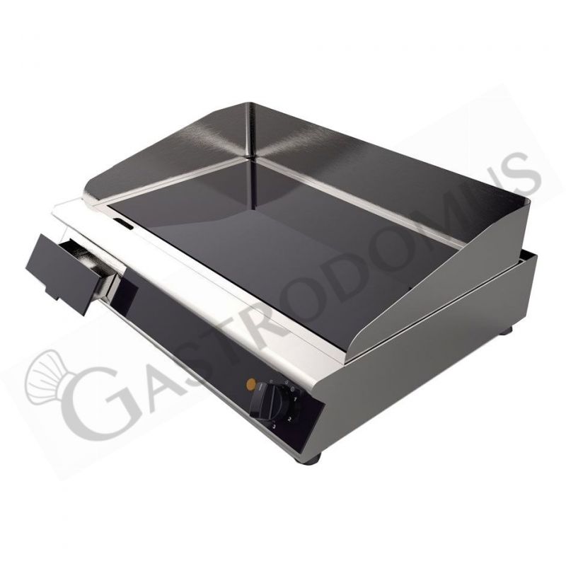 Professionelle Glaskeramik-Bratplatte, 2 Kochzonen (B 660 mm x T 510 mm x H 120 mm)