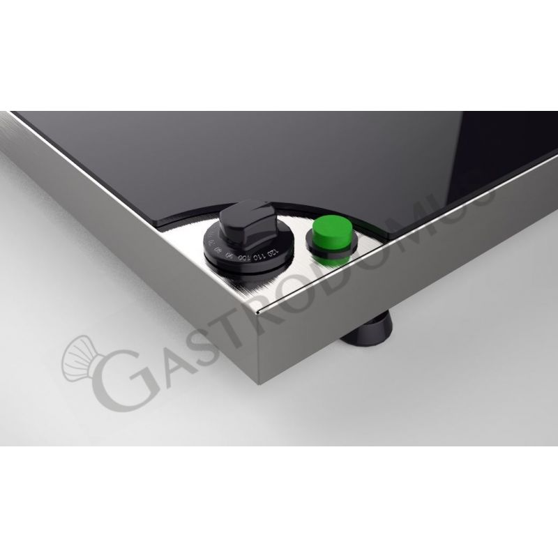 Warmhalteplatte, Glaskeramik, B 750 mm x T 510 mm x H 60 mm.