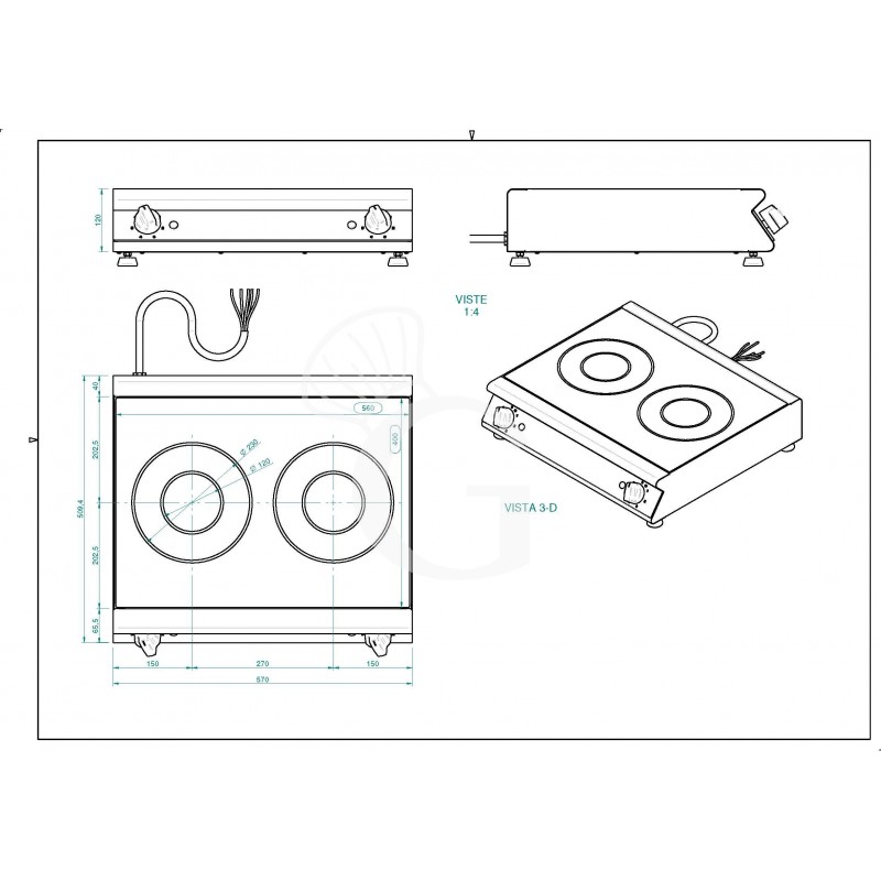 Aufbau der Infrarot-Kochplatte aus Glaskeramik