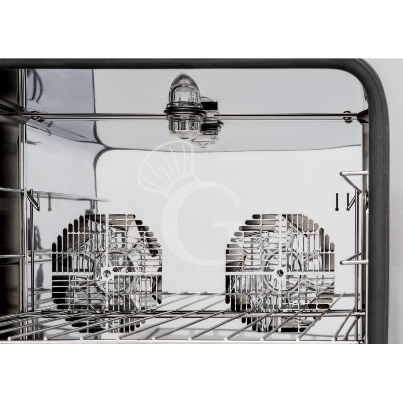 Elektro Heißluftofen für Croissants, Klapptür, mechanische Steuerung, 4 Backbleche (433x333 mm), 230 V, 3,3 kW