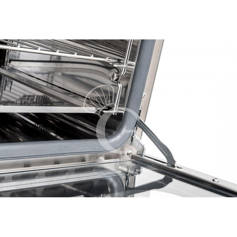 Elektro Heißluftofen für Croissants, Klapptür, mechanische Steuerung, 4 Backbleche (433x333 mm), 230 V, 3,3 kW