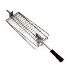 Grillgitter/korb, Edelstahl, wendbar