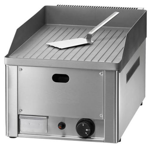 Gas Bratplatte - gerillt, Tischgerät, 1 Kochzone aus pulverbeschichteten Stahl, 4000 W