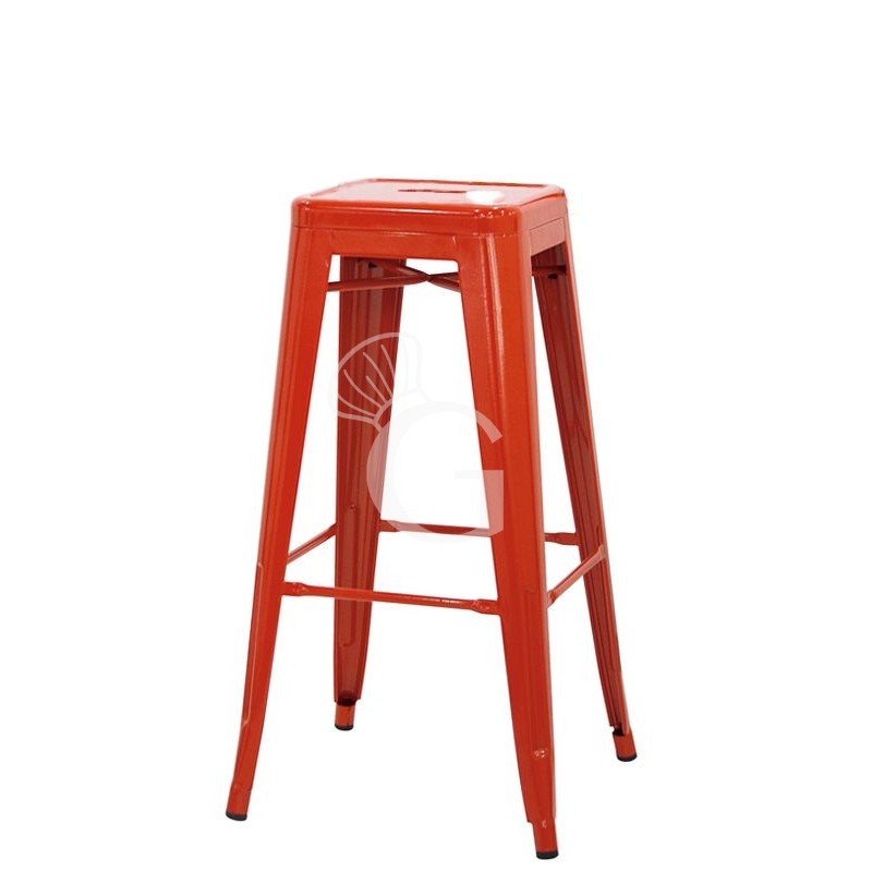 Barhocker "PYRAMID", lackiertes Metall