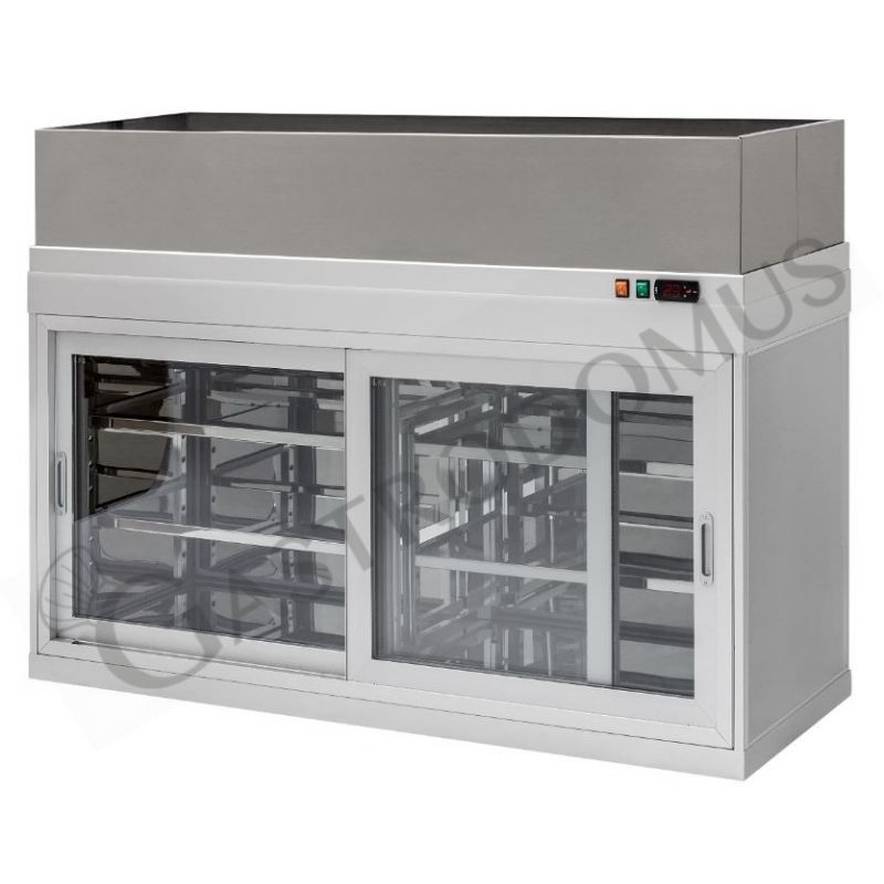Hängekühlschrank/Wandkühlschrank, Schiebetüren, B 1500 x T 550  x H 1070 mm