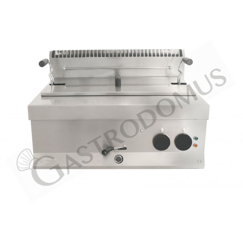 Elektrische Backwaren-Fritteuse, Tischgerät, 1 Becken (21 Liter) B 700 mm x T 650 mm x H 285 mm Elektrische Backwaren-Fritteuse, Tischgerät, 1 Becken (21 Liter) B 700 mm x T 650 mm x H 285 mm