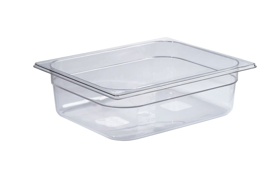 GN 1/2 Behälter – Polycarbonat – B 325 mm x T 265 mm x H 65 mm – 4,1 Liter