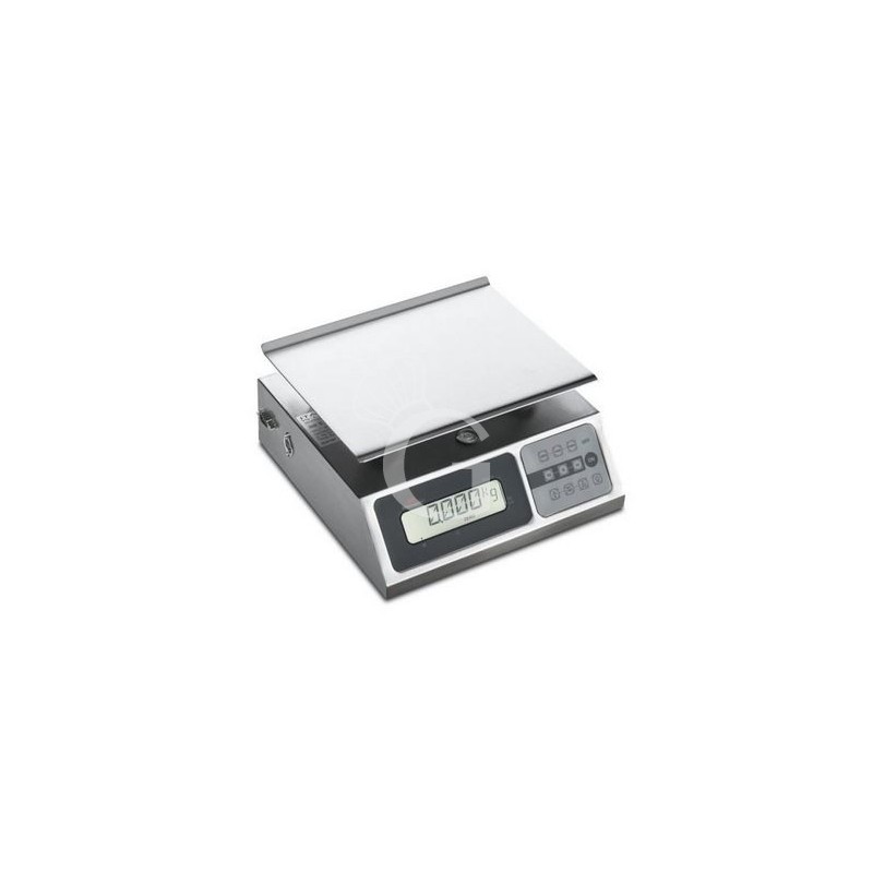 Elektronische Waage, Tragkraft 40 kg, Präzision auf bis zu 10 g, B 248 mm x B 253 mm x H 132 mm