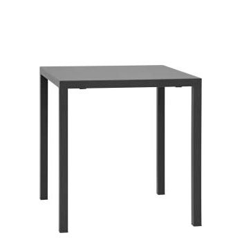 Gartentisch, quadratisch, lackiertes Metall, 600 x 600 mm
