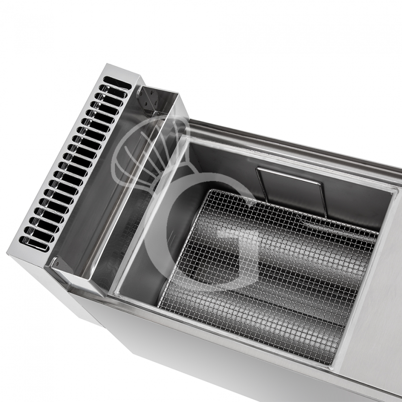Profi Gas-Fritteuse, Becken mit Heizelemente