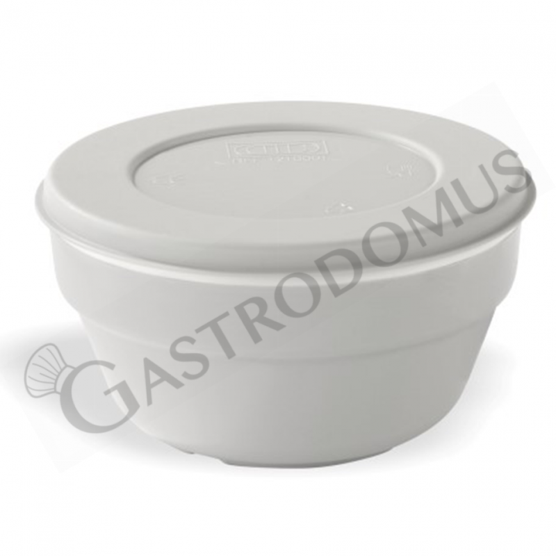 Runde doppelwandige Schüssel mit Deckel, Polycarbonat Runde doppelwandige Schüssel mit Deckel, Polycarbonat