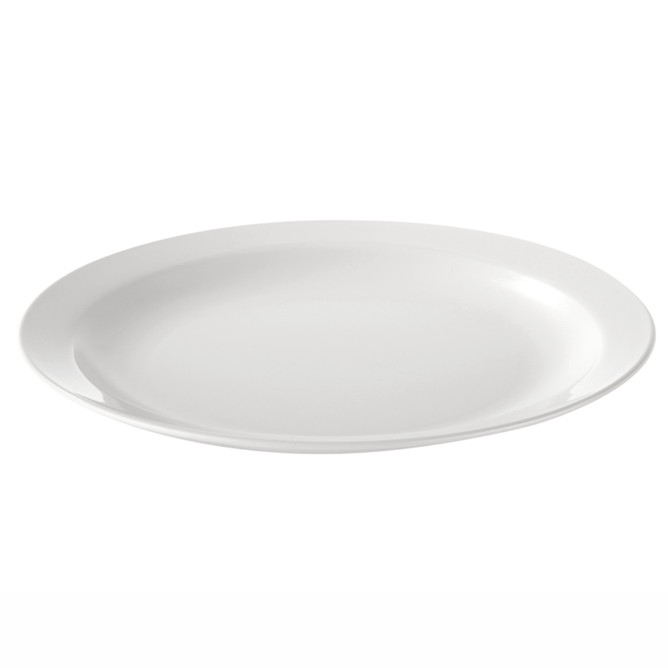 Flacher Teller aus Polycarbonat, Ø 206 mm