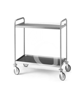 Servicewagen – Edelstahl – 2 Ablagen 1000 x 500 mm – 120 Kg