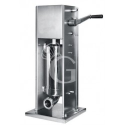 Manuelle Wurstfüllmaschine, stehend, Fassungsvermögen 7 L, Ø 155 mm, B 400 mm x T 450 mm H 1050 mm