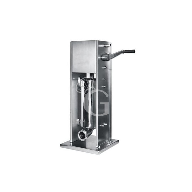 Manuelle Wurstfüllmaschine, stehend, Fassungsvermögen 14 L, Trichter Ø 196 mm, B 450 mm x T 450 mm x H 1400 mm