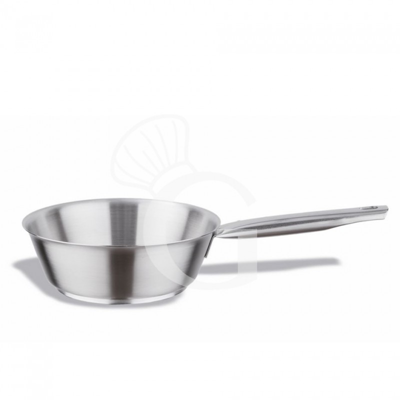 Konische Stielkasserolle  mit Griff (1 Liter), Edelstahl, Ø 160 mm, H 60 mm