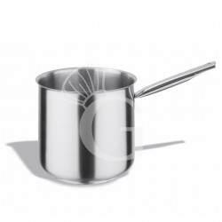 Bain-Marie Stielkasserolle / Stieltopf (6,2 Liter), Edelstahl, Ø 200 mm, H