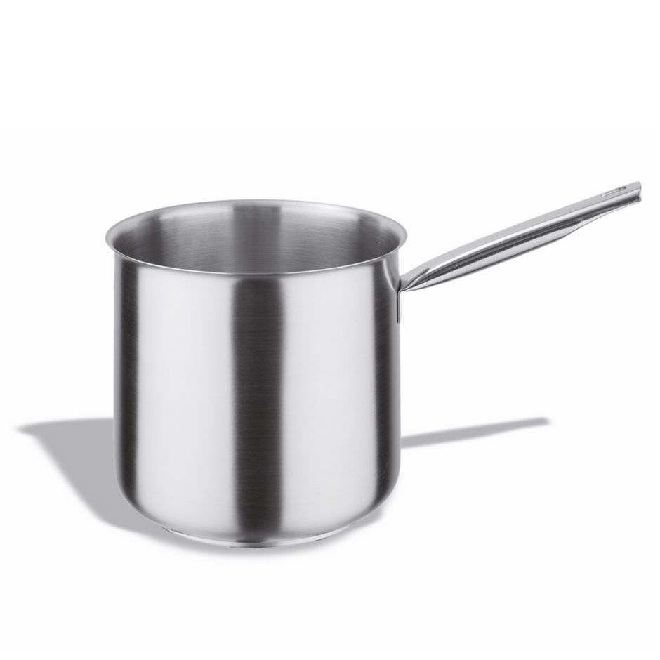 Bain-Marie Stielkasserolle / Stieltopf (4,5 Liter), Edelstahl, Ø 180 mm, H 180 mm