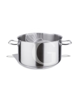 Kasserolle / Kochtopf (15,2 Liter), Edelstahl, hoch, Ø 320 mm, H 190 mm