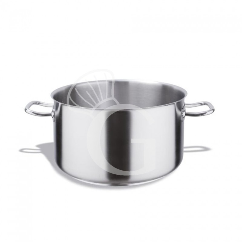Kasserolle / Kochtopf (10,2 Liter), Edelstahl, hoch, Ø 280 mm, H 175 mm