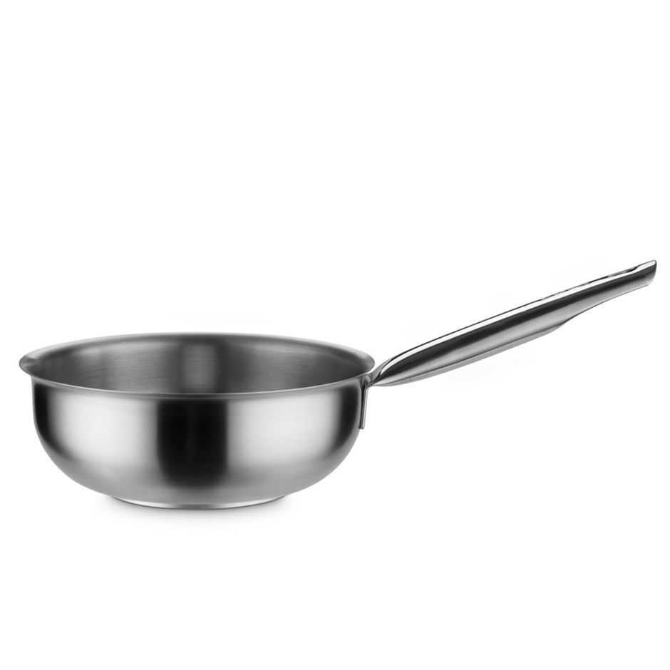 Konische Sauteuse mit Griff (3,5 Liter), Edelstahl, Ø 240 mm, H 85 mm