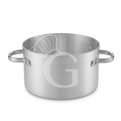 Kasserolle / Kochtopf (60,8 Liter), Aluminium, hoch, 2 Griffe, Ø 500 mm, H 310 mm