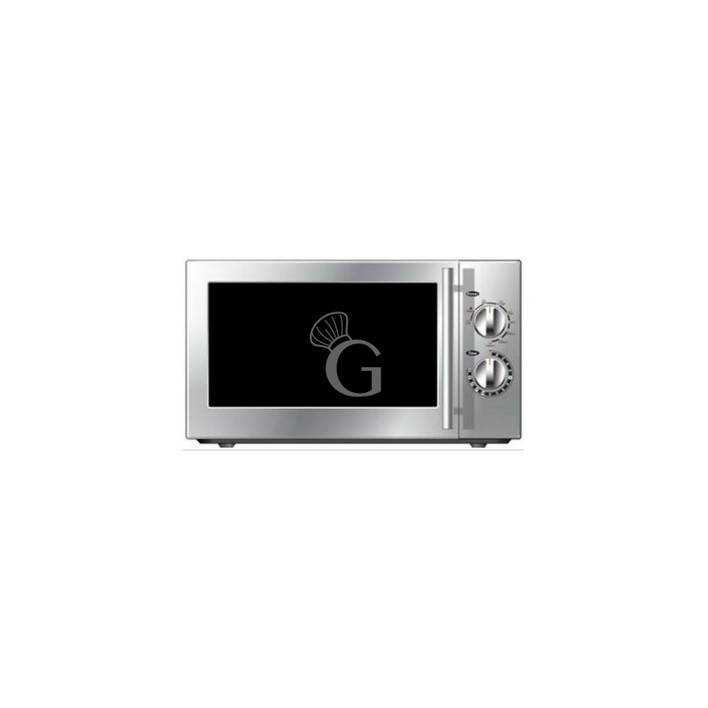 Mikrowelle (23 Liter), mit Grill, manuelle Steuerung, 900 W Mikrowelle (23 Liter), mit Grill, manuelle Steuerung, 900 W
