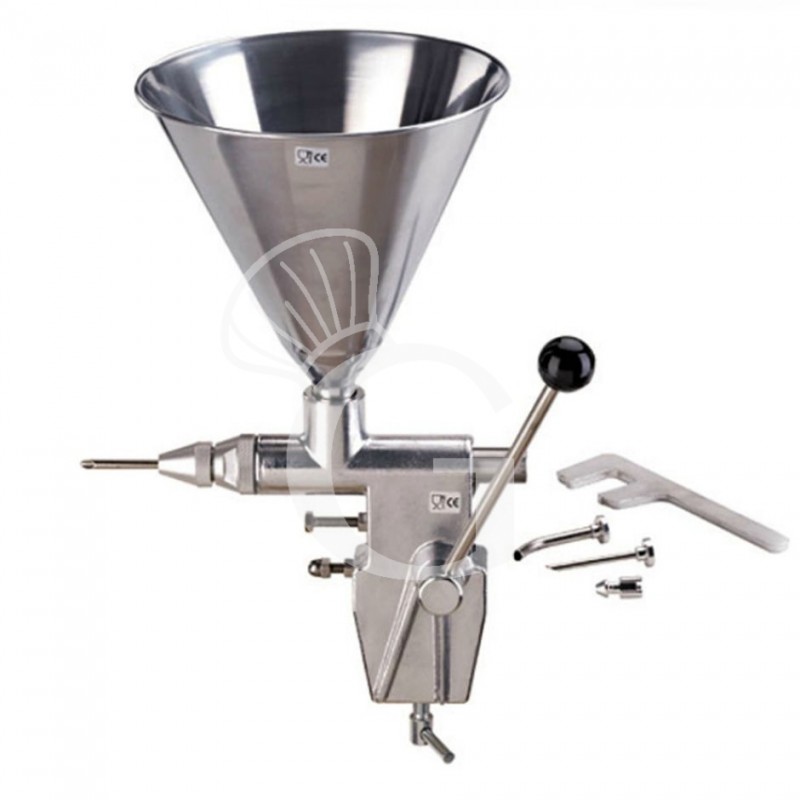 Gebäckfüllmaschine, manuell, 3 L, B 250 mm x T 200 mm x H 440 mm Gebäckfüllmaschine, manuell, 3 L, B 250 mm x T 200 mm x H 440 mm