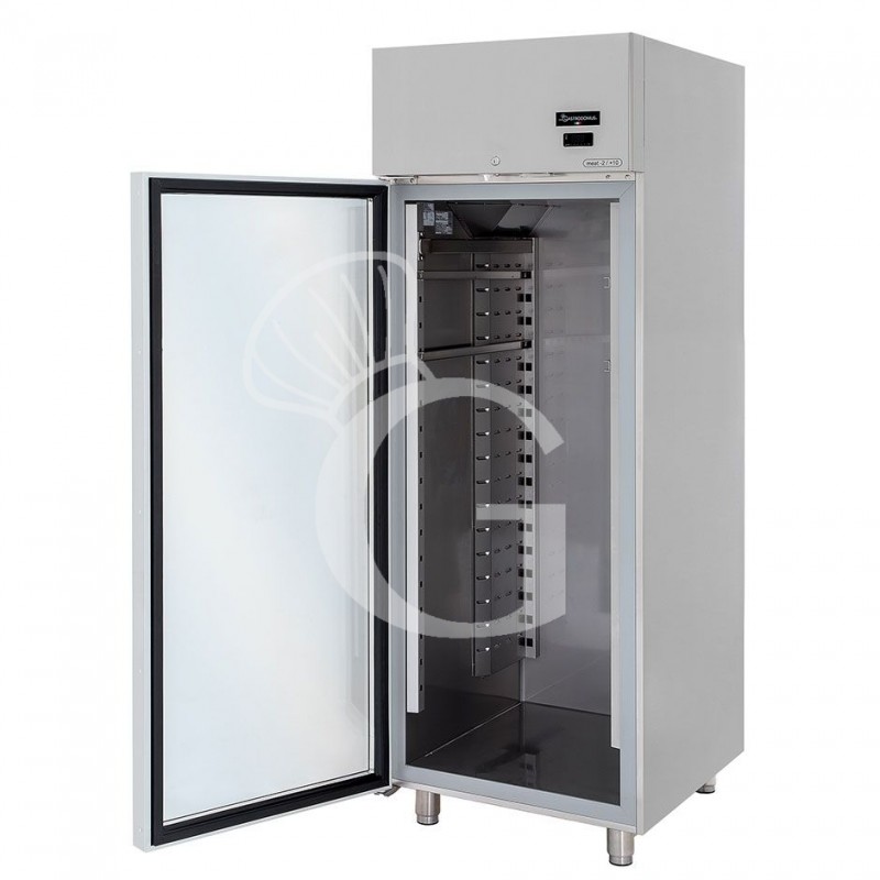 Kühlschrank Fisch/Molkereiprodukte (700 L), Umluftkühlung, Glastür, -5°C/+10°C