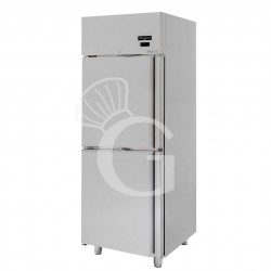 Gemüsekühlschrank (700 L), Umluftkühlung, 2-türig, -2°C/+10°C, Energieklasse F