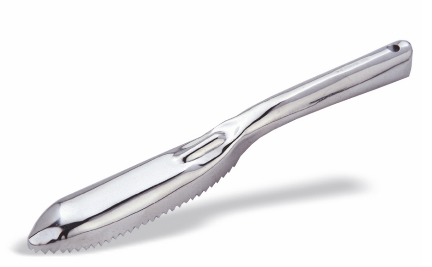 Fischentschupper, Edelstahl, L 235 mm