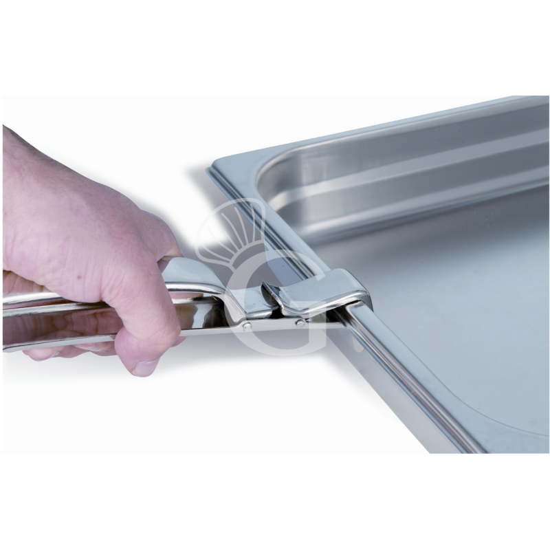 Backformzange / Backofenzange, Edelstahl, L. 190 mm