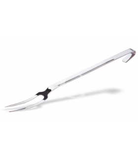 Fleischgabel, 2 Zinken, Grifflänge 400 mm, Gesamtlänge 470 mm
